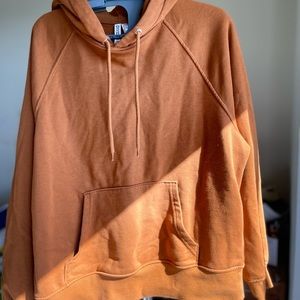 H&M XS hoodie orange yellow good condition